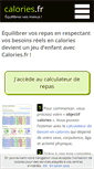 Mobile Screenshot of calories.fr